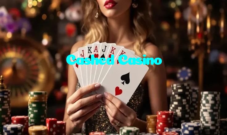 Cashed Casino casino presented on mobile device in Pakistan with slots and live games